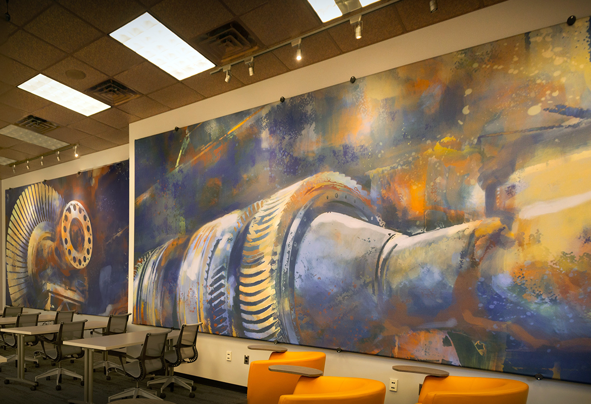 Appalachian Electric Power AEP Roanoke new training interior