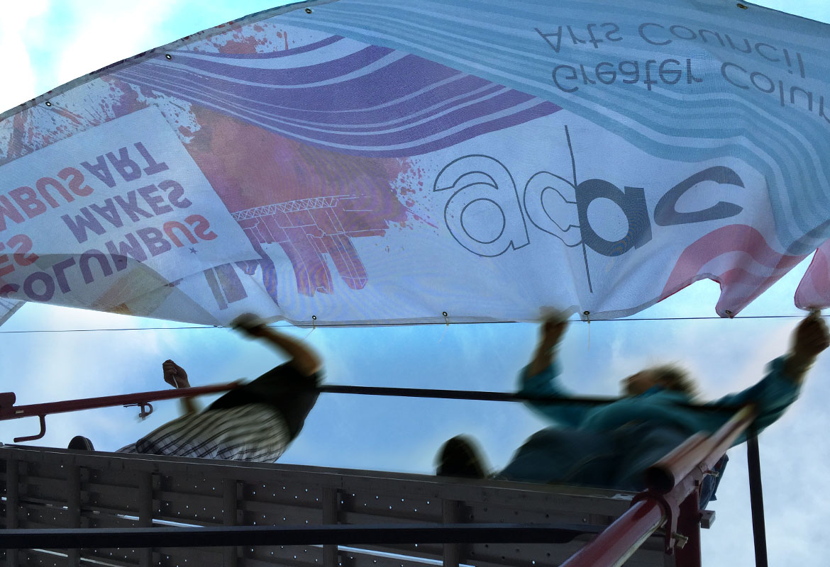 2015 Columbus Arts Fest entrance design