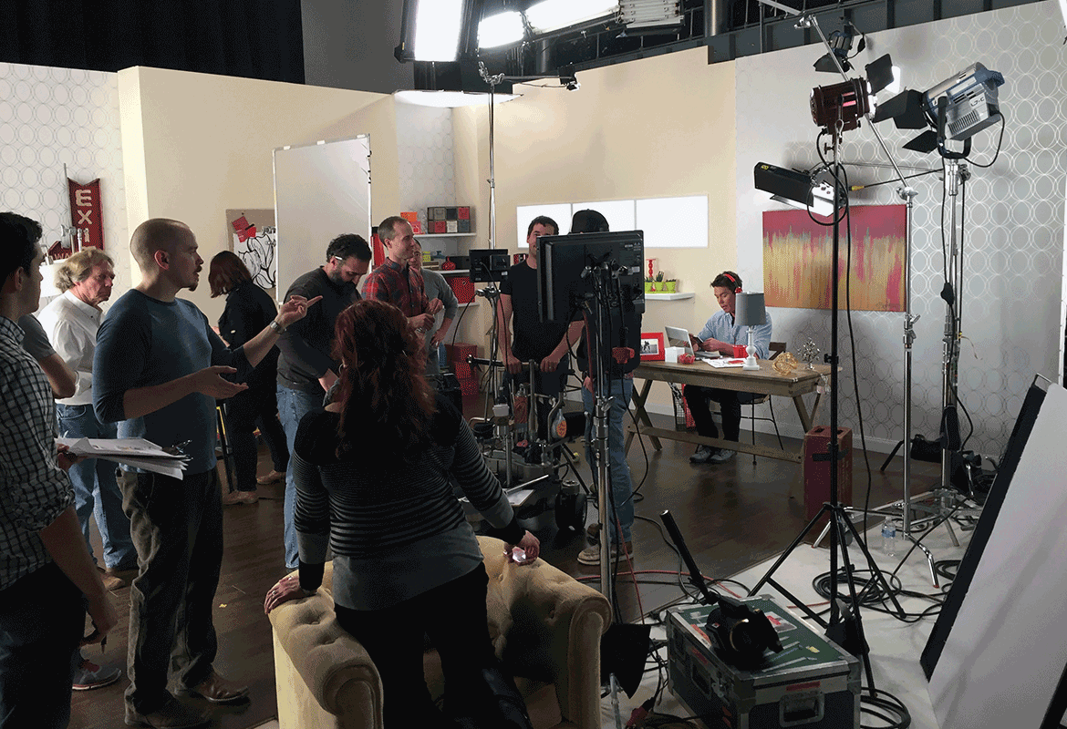 David Bromstad in coffee-mate tv spot mills james studios