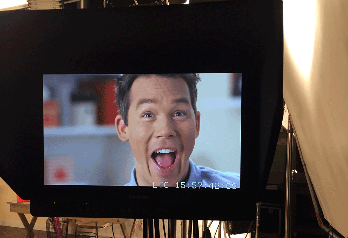 David Bromstad in coffee-mate tv spot mills james studios