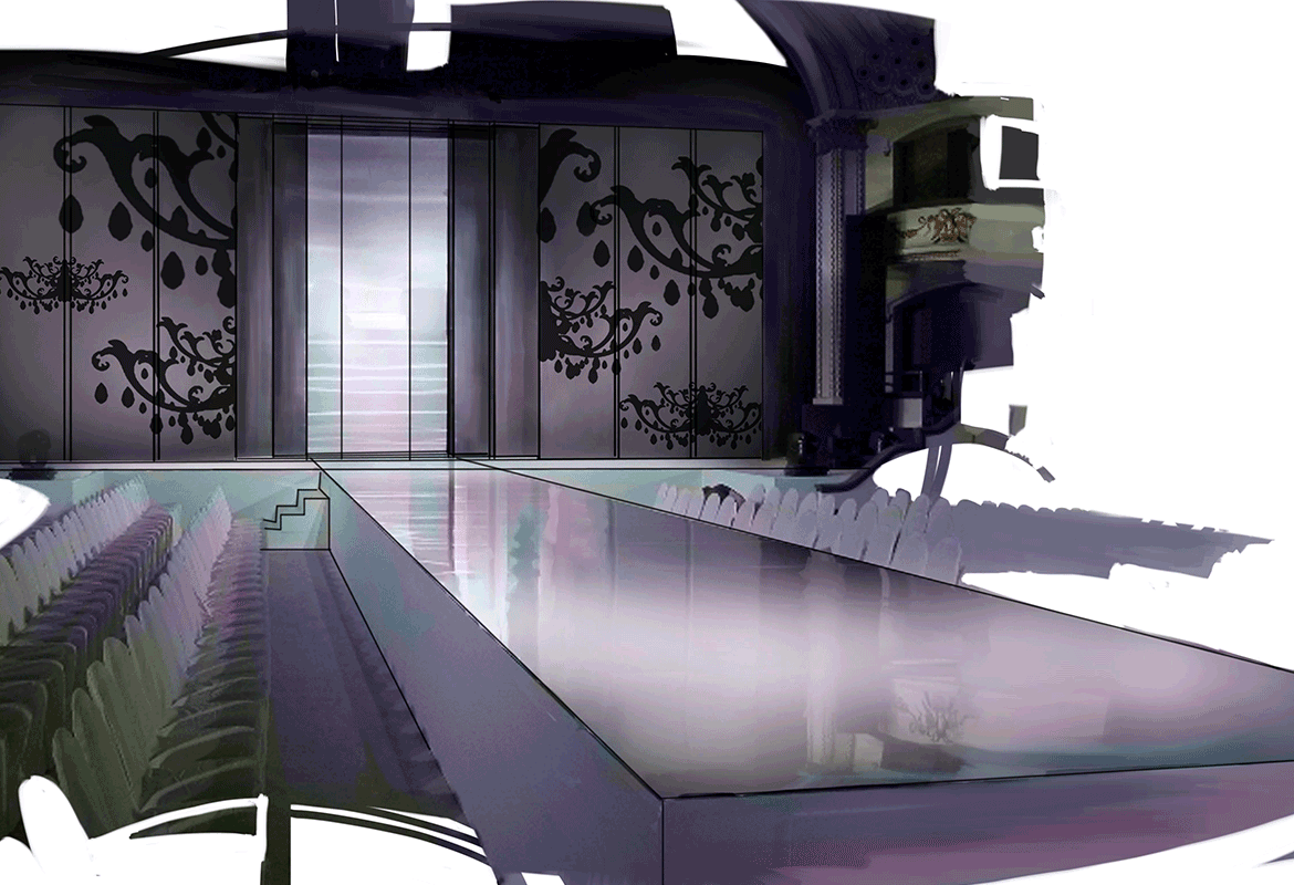 Express fashion runway set