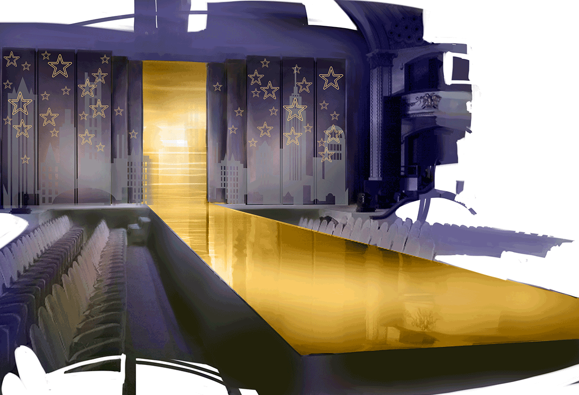 Express fashion runway set