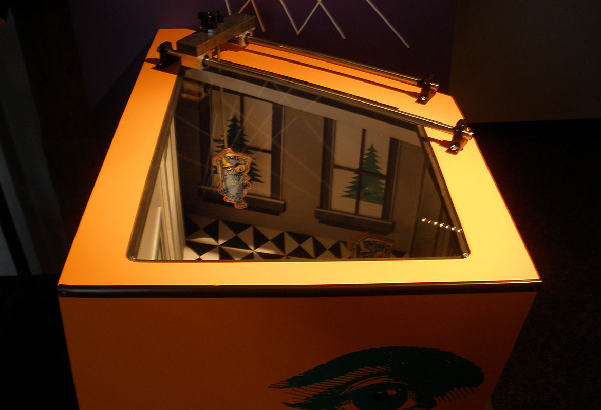 The Works: Ohio Center for History, Art & Technology optical exhibit monsters