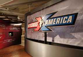 Motorcycle hall of fame motocross exhibit entrance