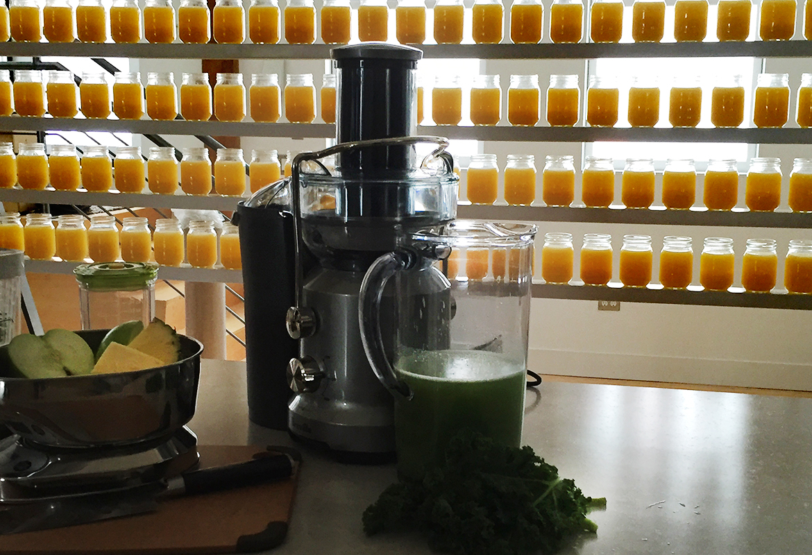 orange juice wall