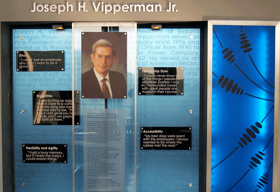 Appalachian Power Smith Mountain Dam visitor's center display